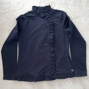 Women’s Matilda Jane All is Calm Ruffled Knit Jacket, Size M